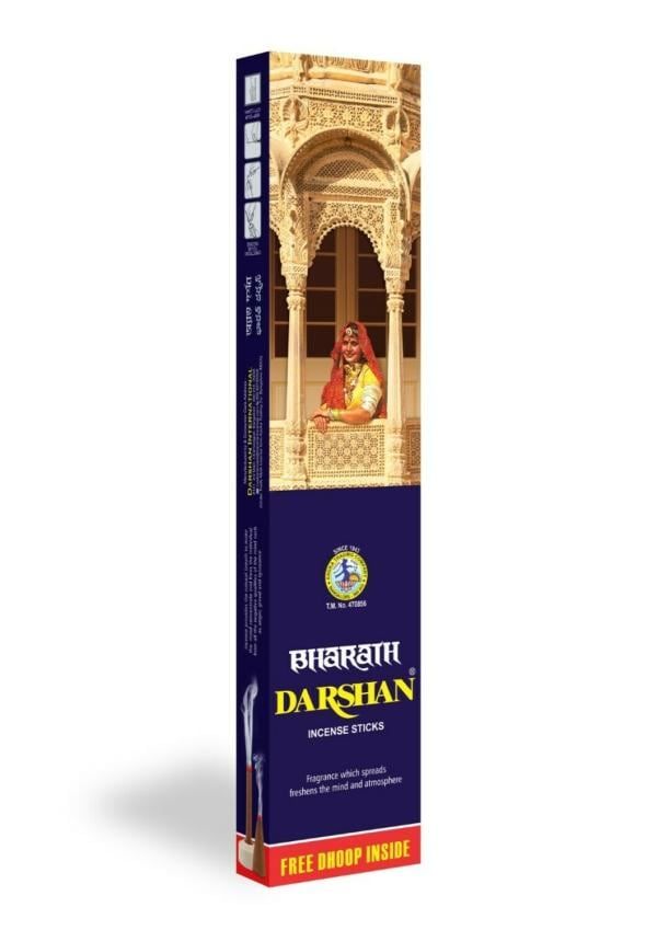 Bharath Darshan Incense Sticks (Agarbatti), 82gm