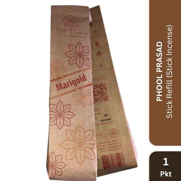 Phool Prasad Stick Refill (Stick Incense), 1 Pkt