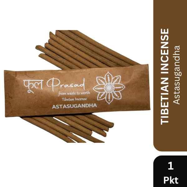 Phool Prasad Tibetian Incense: Astasugandha, 1 Pkt