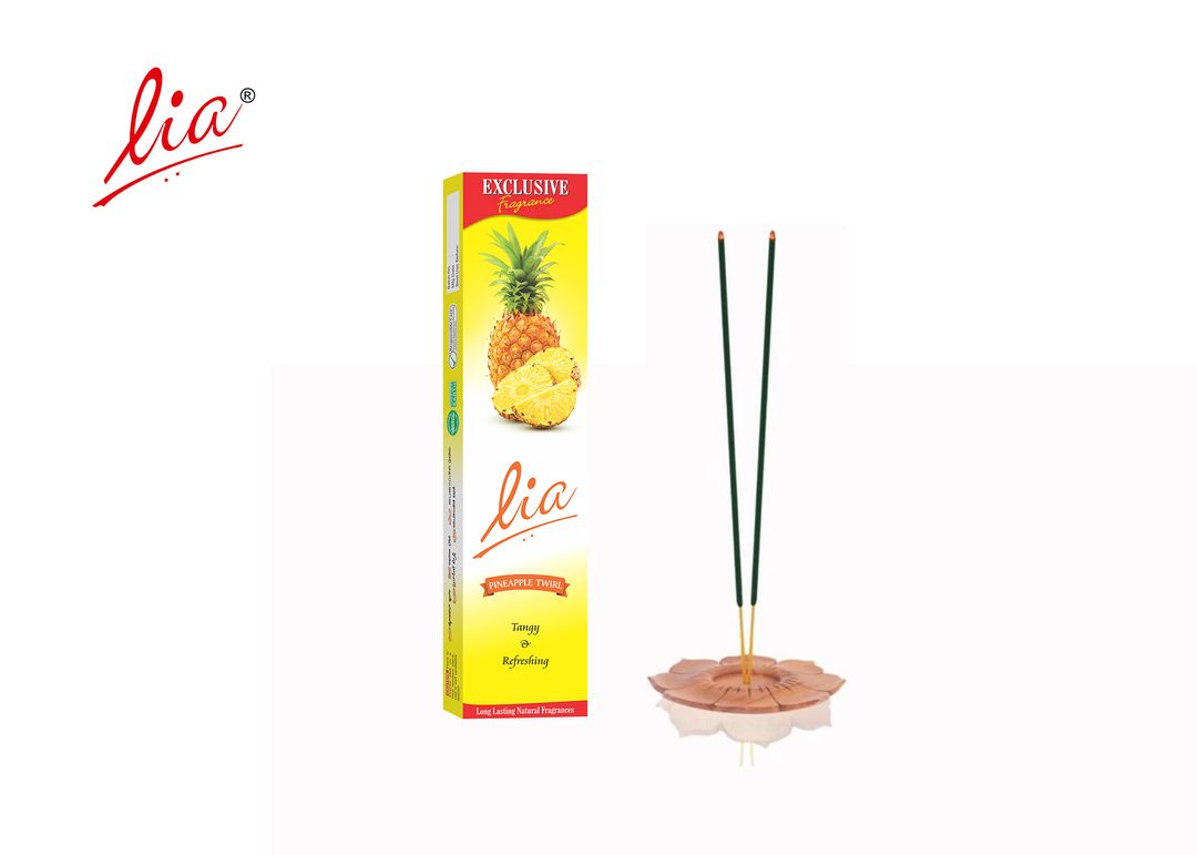 Cycle Lia Pineapple Twirl (Agarbatti) Incense Sticks, 80sticks