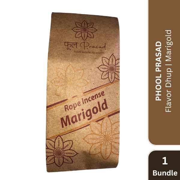 Phool Prasad Flavor Dhup | Marigold, 1 Bundle