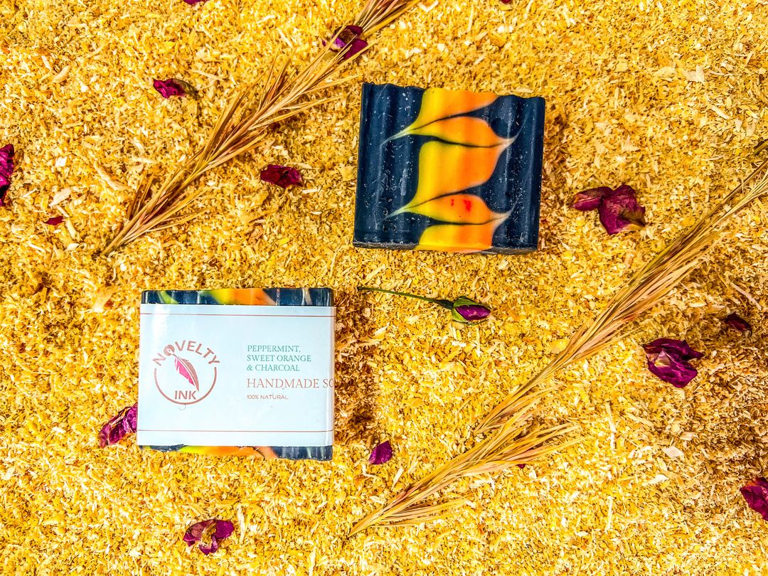 Peppermint, sweet orange & charcoal 