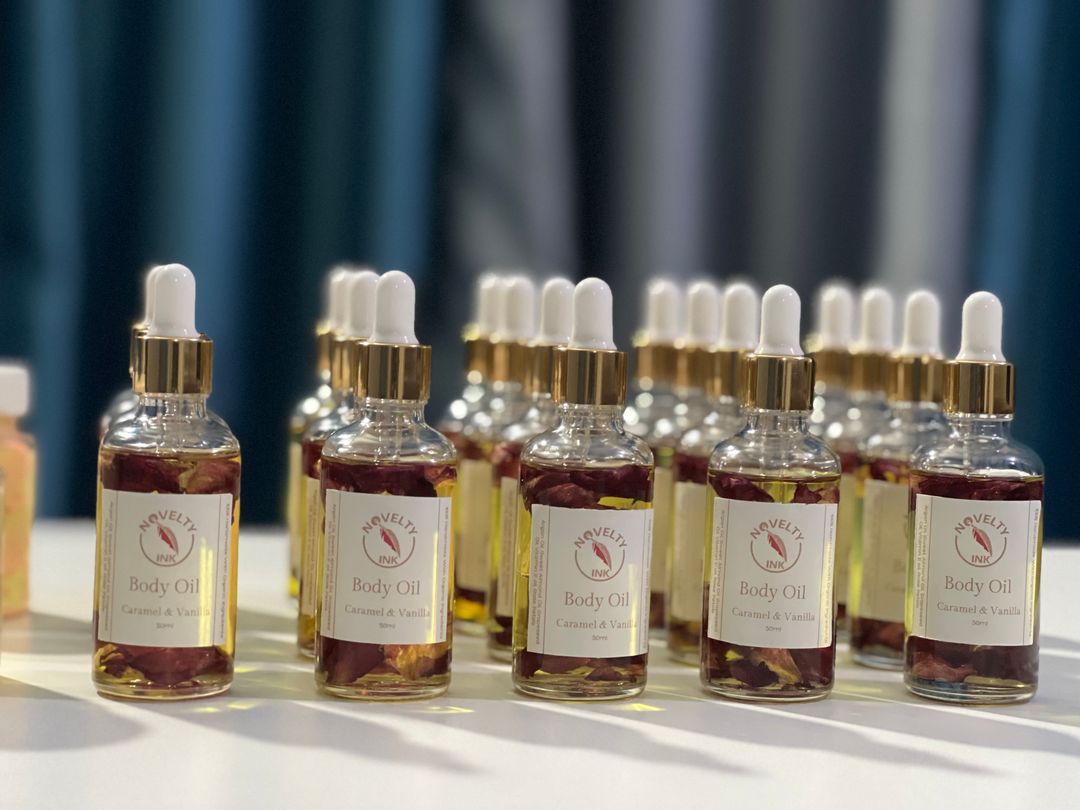 Caramel & vanilla body oil