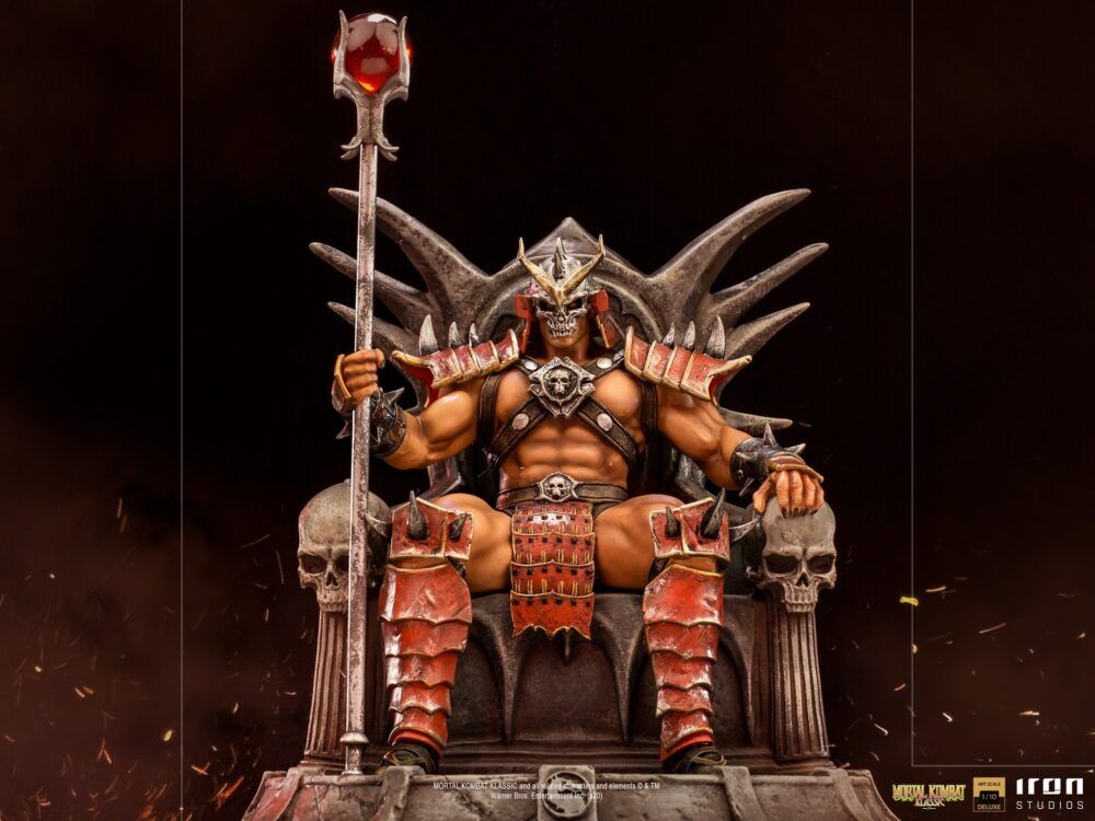 Figura Coleccionable Deluxe Art Scale Shao Kahn Escala 1/10