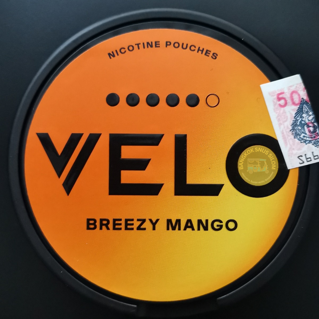 VELO BREEZY MANGO 14 MG (TROPIC BREEZE) ( Nicotine: 14mg/g 20 Pouches )