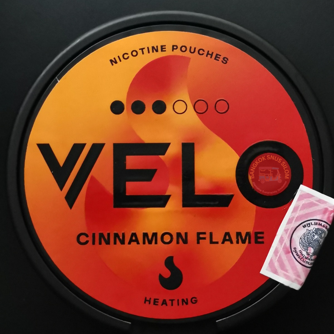 VELO CINNAMON FLAME ( Nicotine: 14mg/g 20 Pouches )