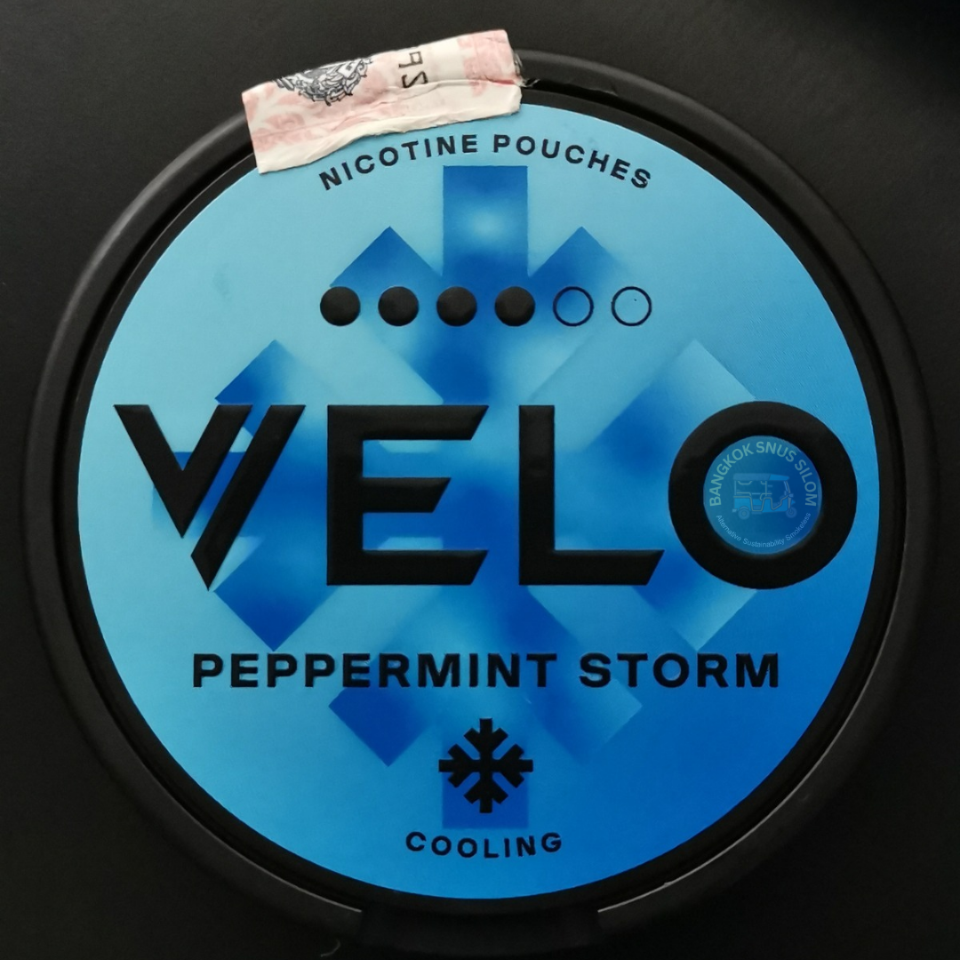 VELO PEPPERMINT STORM(COOL STORM) ( Nicotine: 11mg/g 20 Pouches )