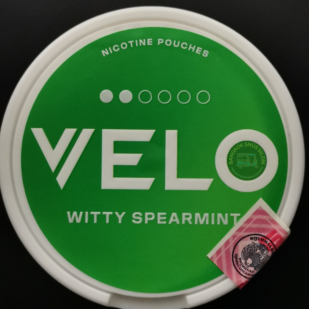 VELO WITTY SPEARMINT(MINT) ( Nicotine: 8mg/g 20 Pouches )