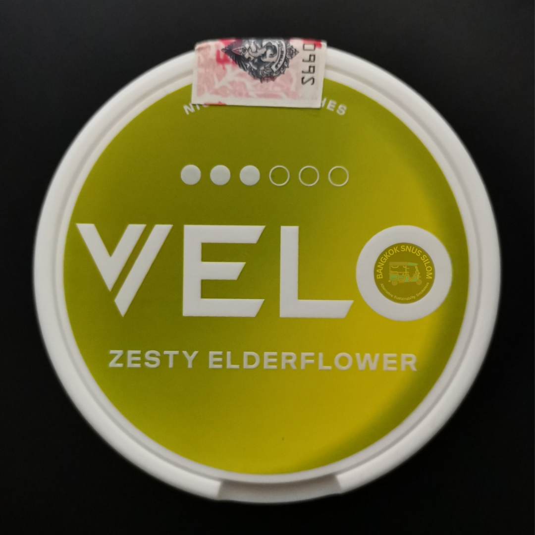 VELO ZESTY ELDERFLOWER ( Nicotine: 10mg/g 20 Pouches )