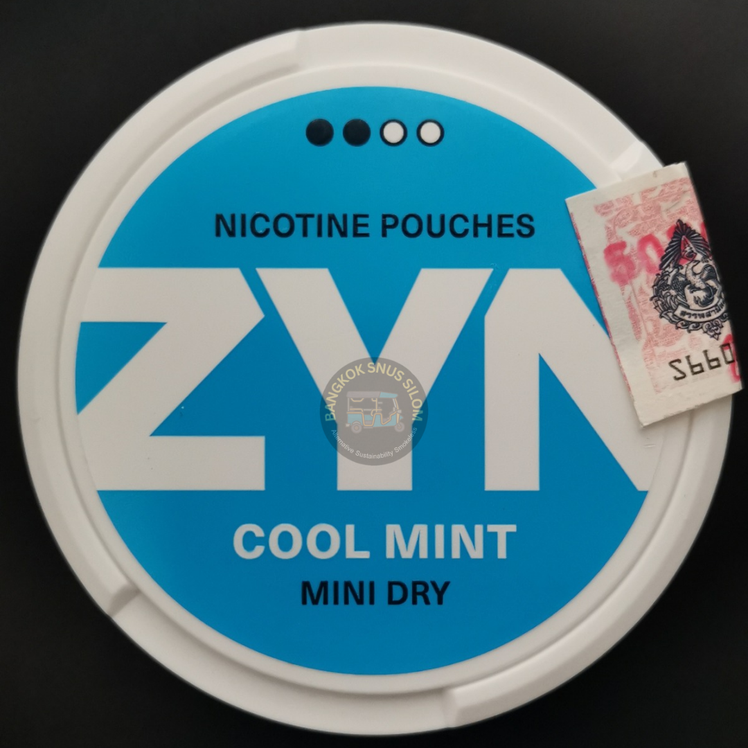 ZYN COOL MINT MINI - ( Nicotine 3 mg/Pouch 20 Pouches/Box )