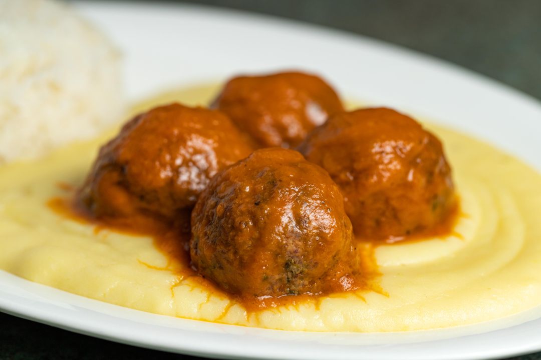 Albóndigas con Puré