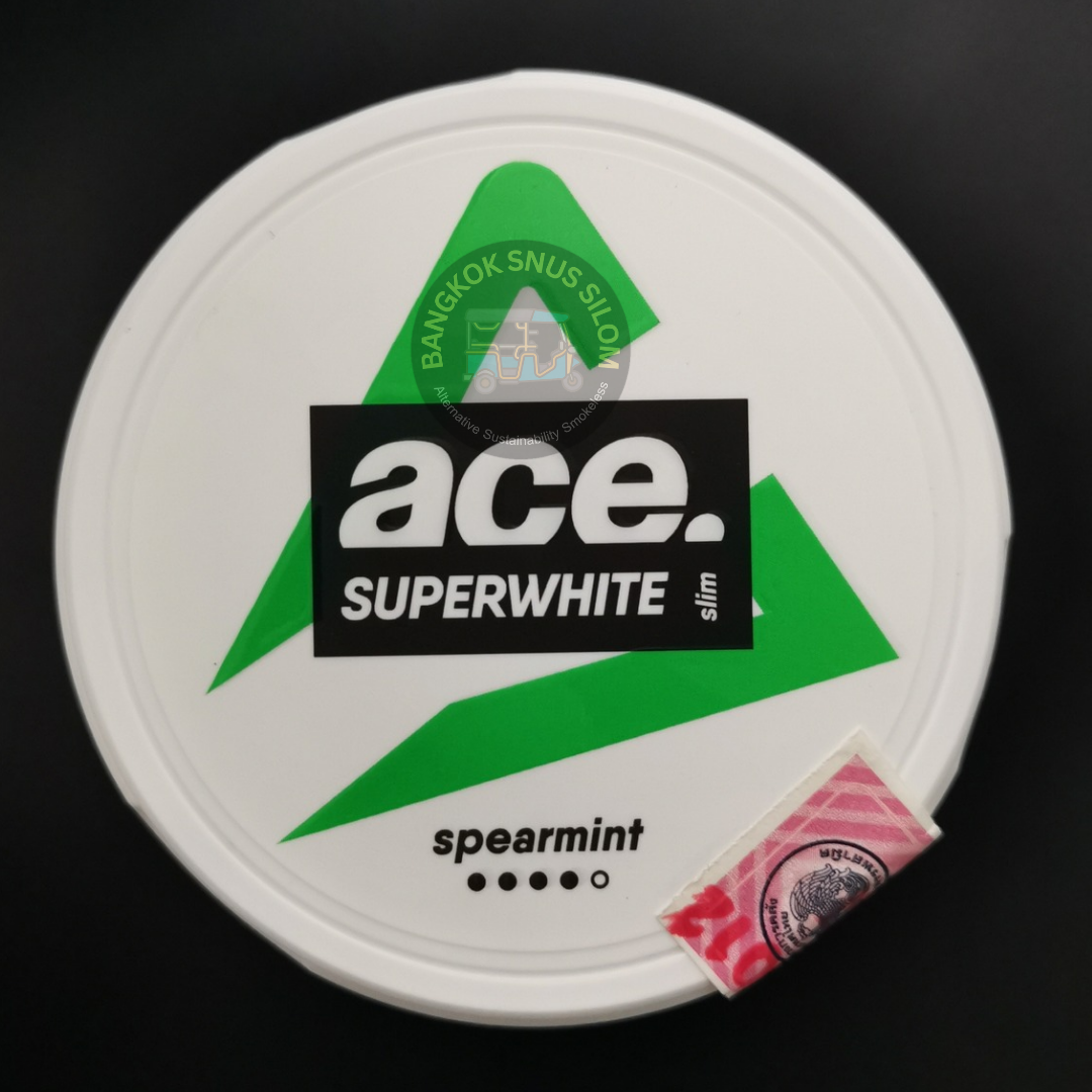 ACE SPEARMINT ( Nicotine 12mg/g. 20 Pouches. )