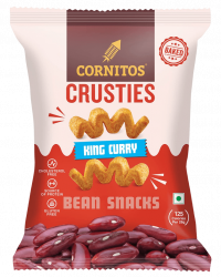 Cornitos Crusties King Curry Bean Snacks 50G