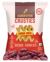 Cornitos Crusties Lemon Chilli Bean Snacks 50G