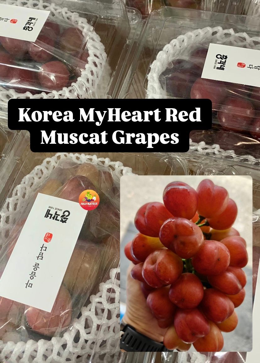 KOREA MYHEART RED MUSCAT GRAPES