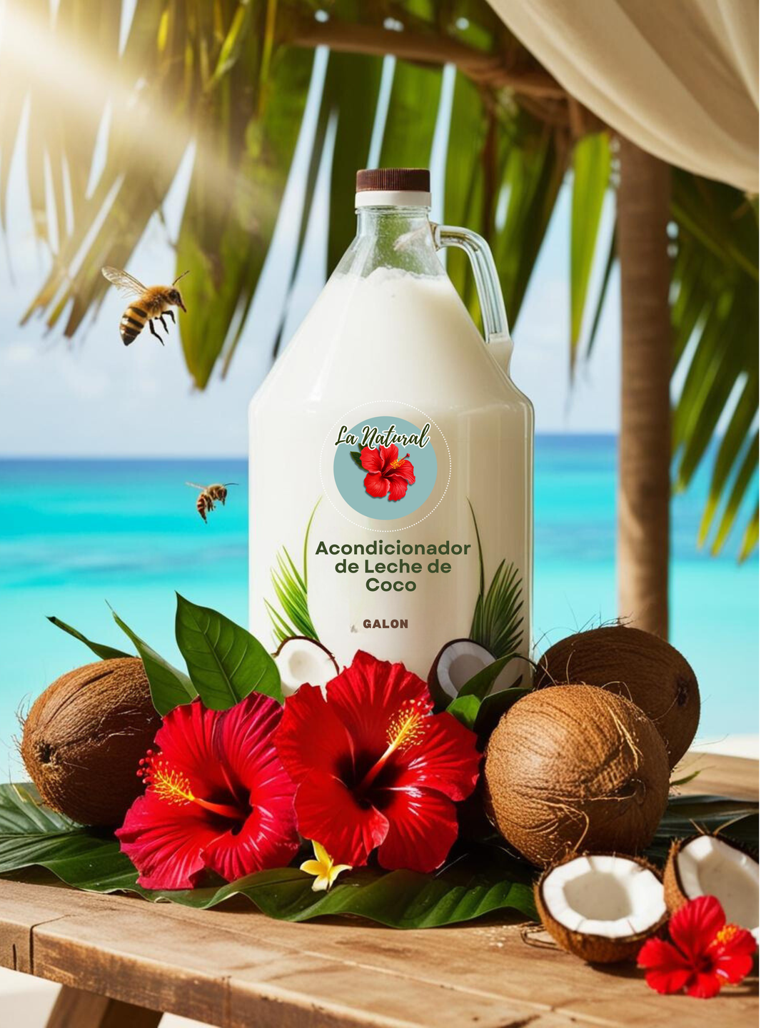 Leche de coco acondicionador 