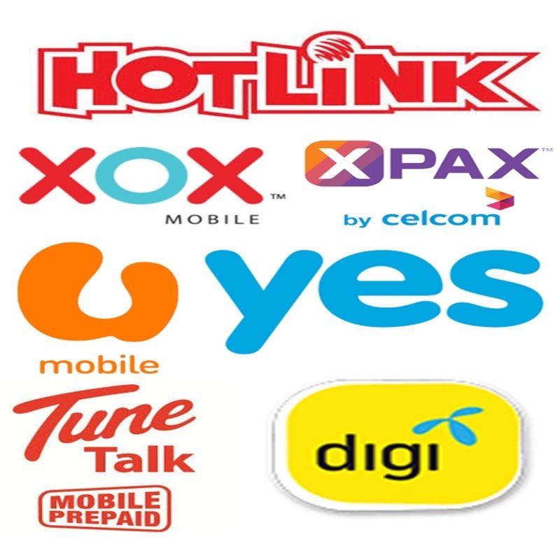 Malaysia Mobile Prepaid Topup Reload Min. RM 5.00