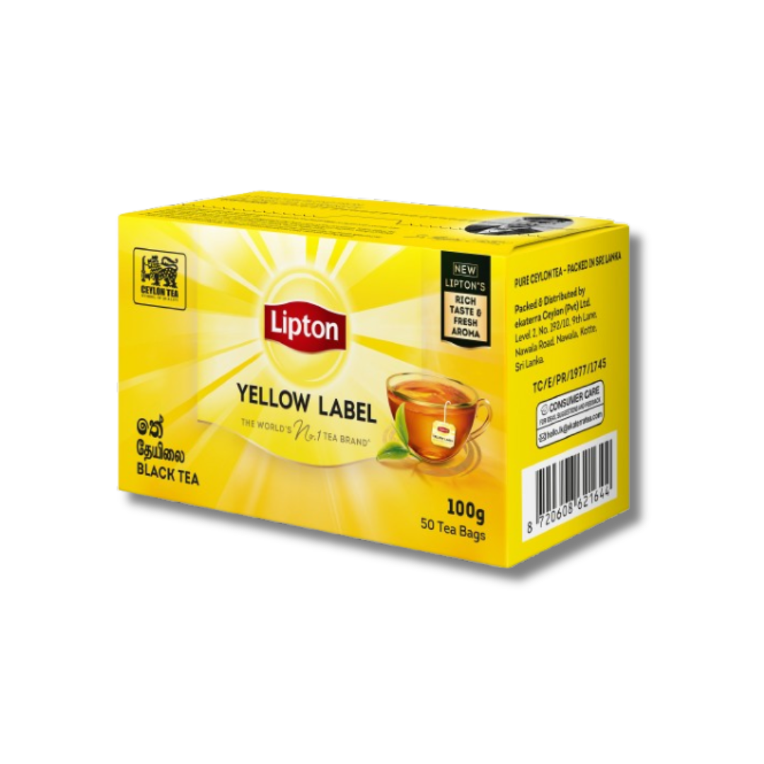 Lipton Tea yellow Label Tea Bags 100gx50