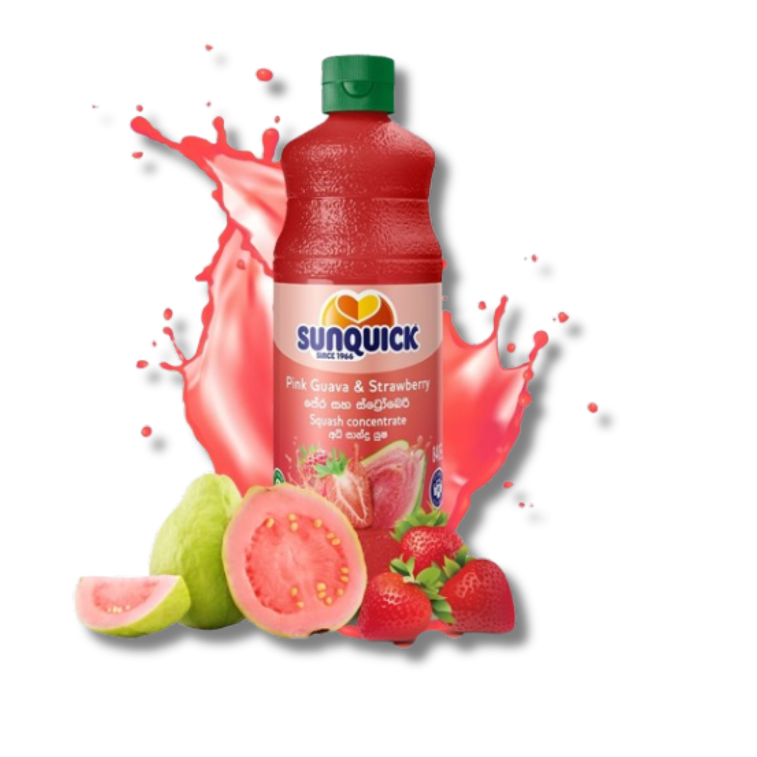 Sunquick Pink Guava & Strawberry Squash Concentrate 330ml