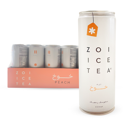 Zoi Ice Tea Peach 24*320ml