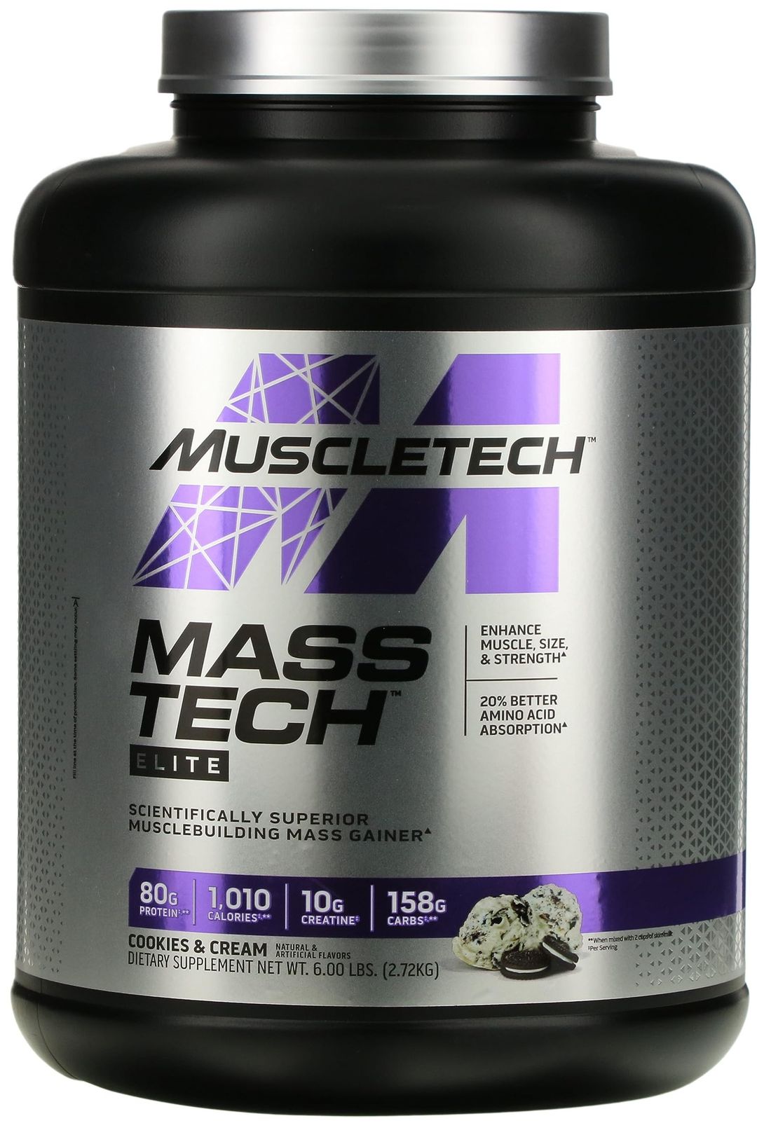 MUSCLETECH MASS-TECH ELITE 6LBS COOKIES