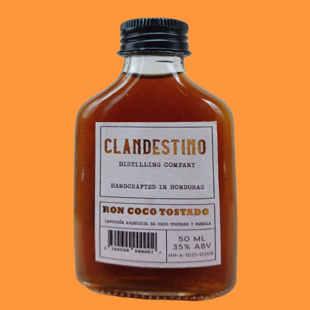 Ron Coco Tostado Clandestino 50ml