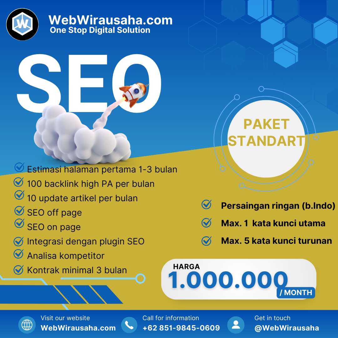 Jasa Layanan SEO (Paket Standart)