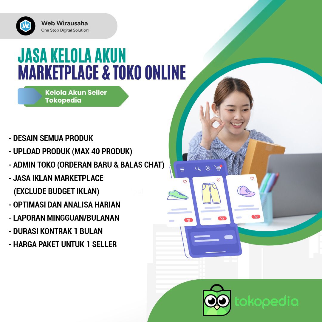 Kelola Marketplace Tokopedia