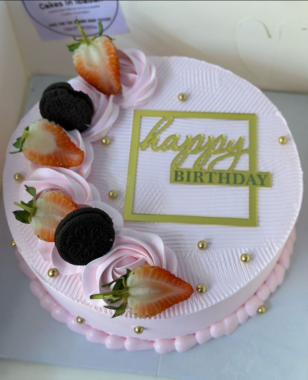  10 inches 1 Layer Whipped cream cake   