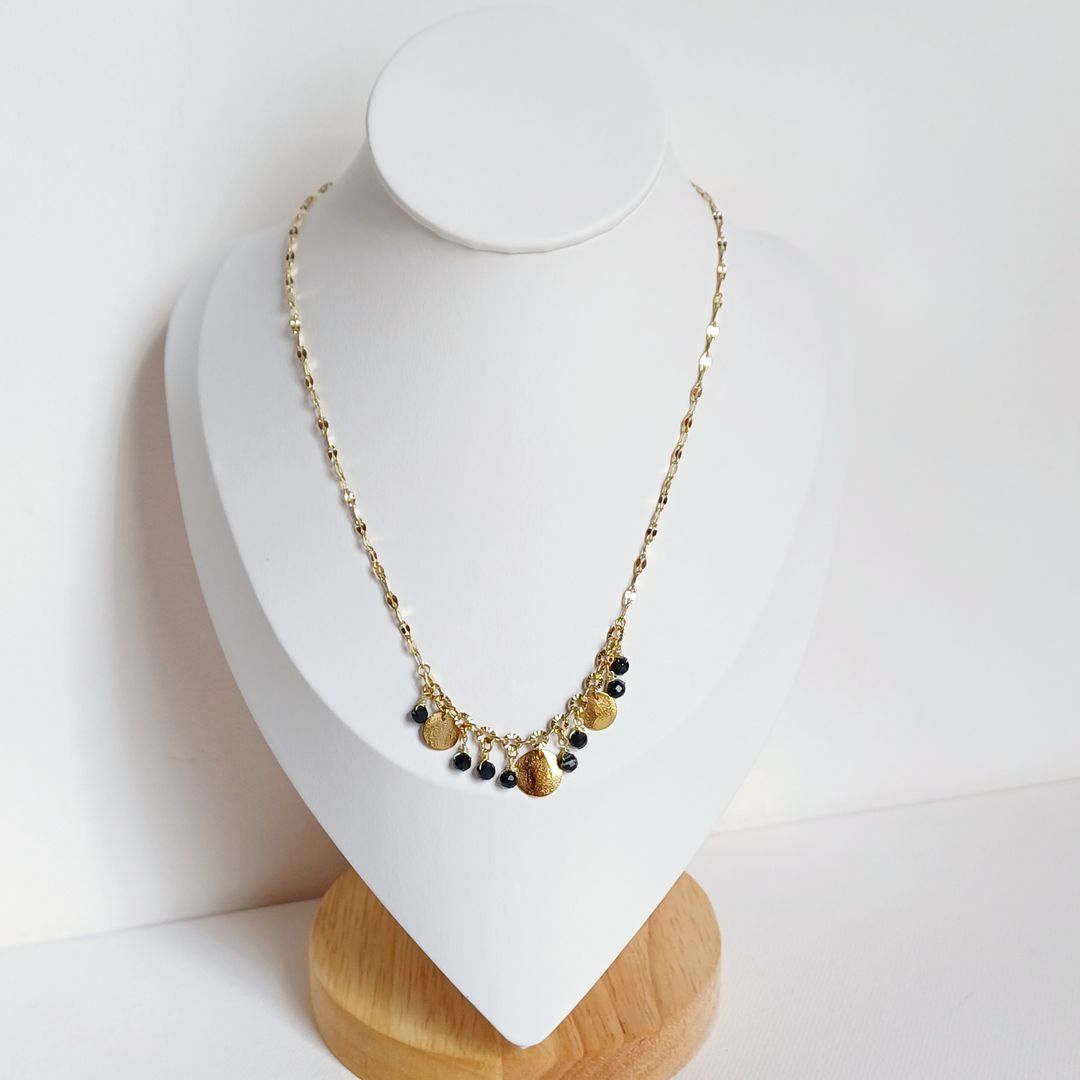 Black bohemian Necklace 