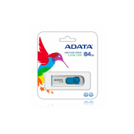 MEMORIA USB ADATA C008 64GB 2.0 BLANCO/AZUL