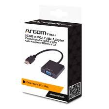 ADAPTADOR ARGOM HMDI MACHO A VGA HEMBRA 1080P