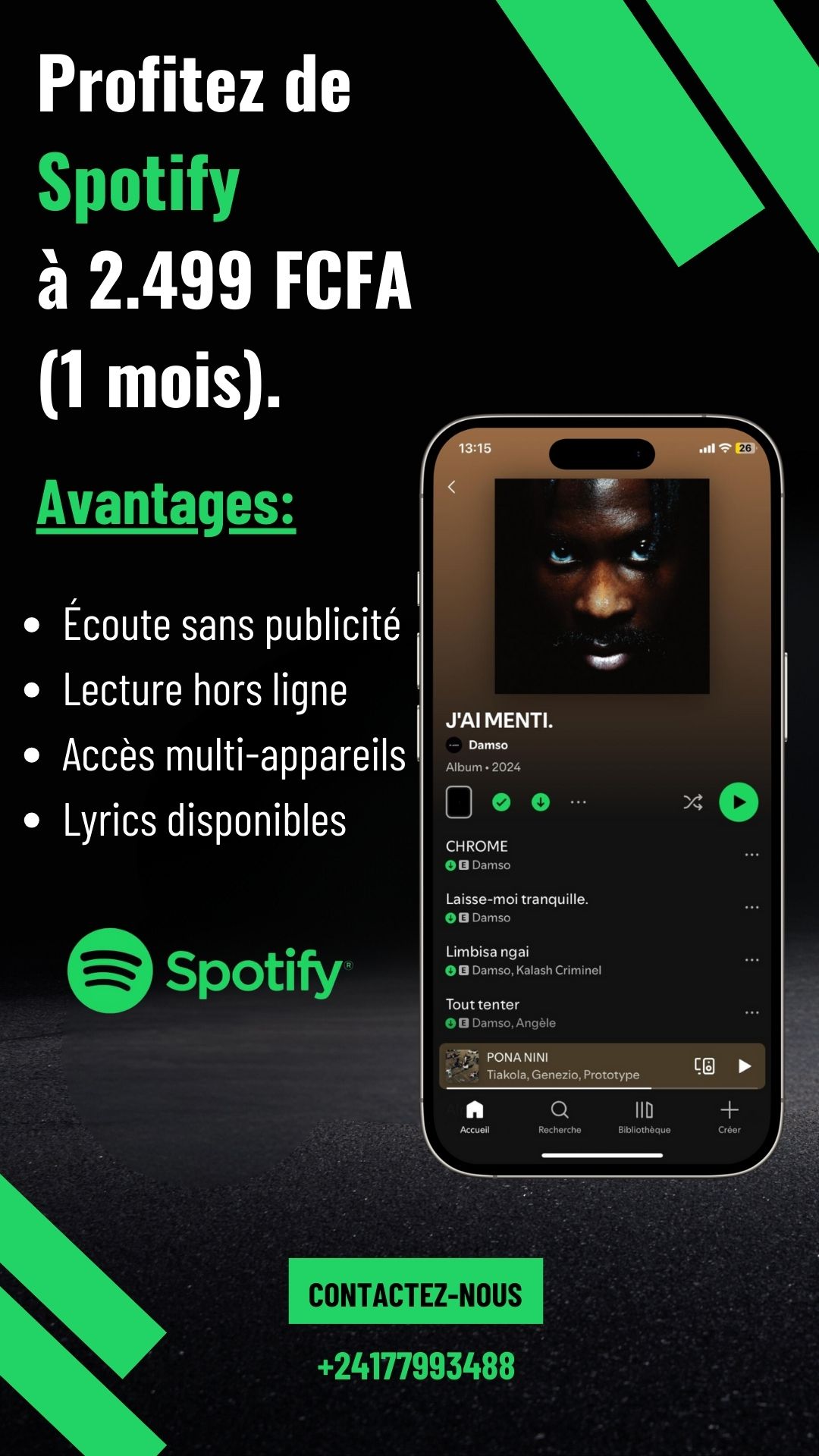 abonnement Spotify