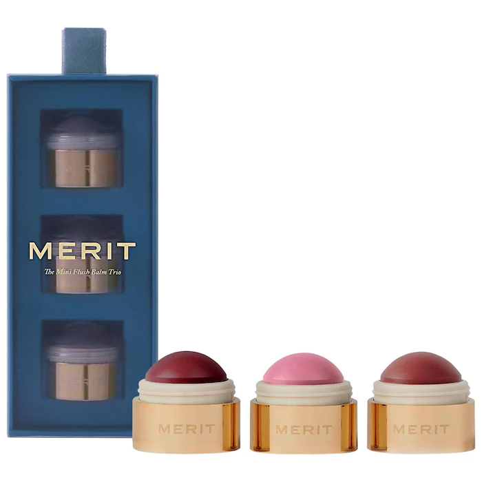 Merit Mini Flush Balm Cream Blush Set