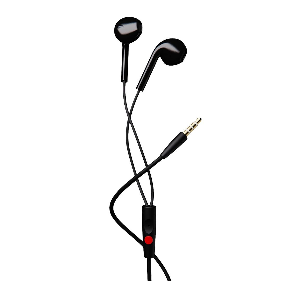 BoAt Bassheads 105 Wired in Ear Earphones with Mic (Black)