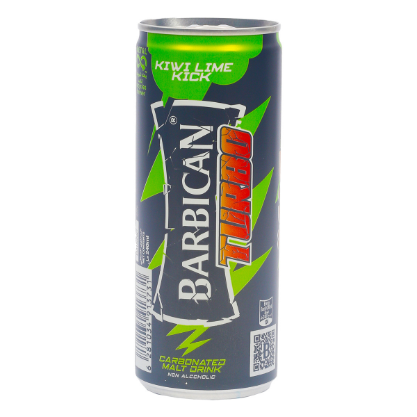 BARBICAN TURBO KIWI LIME KICK 240ML