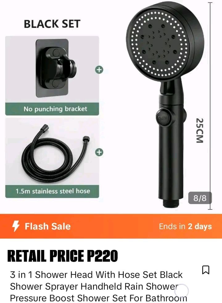 3 in 1 shower head 