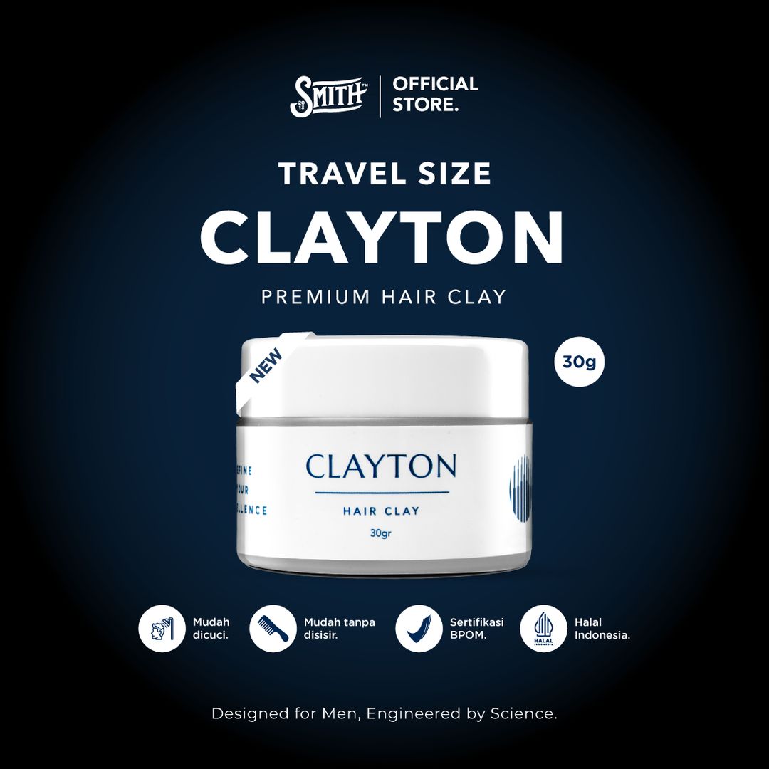 SMITH - Travel Size Clayton Hair Premium Clay 30gr