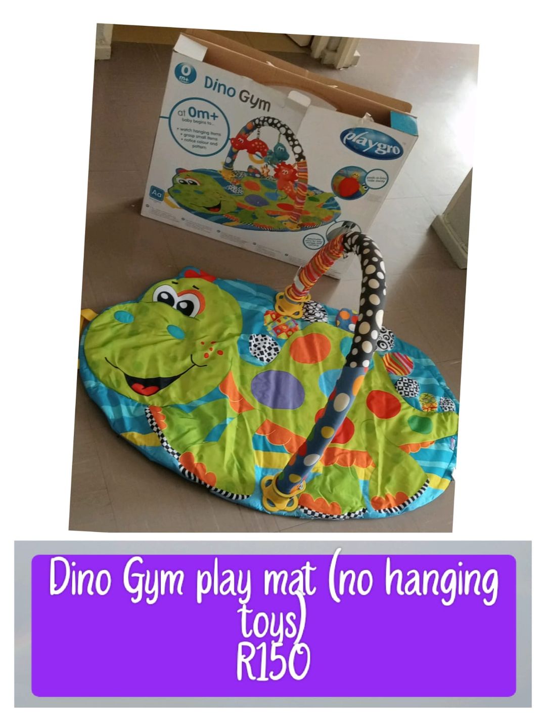 Dyno Gym Play Mat (No hanging toys) 