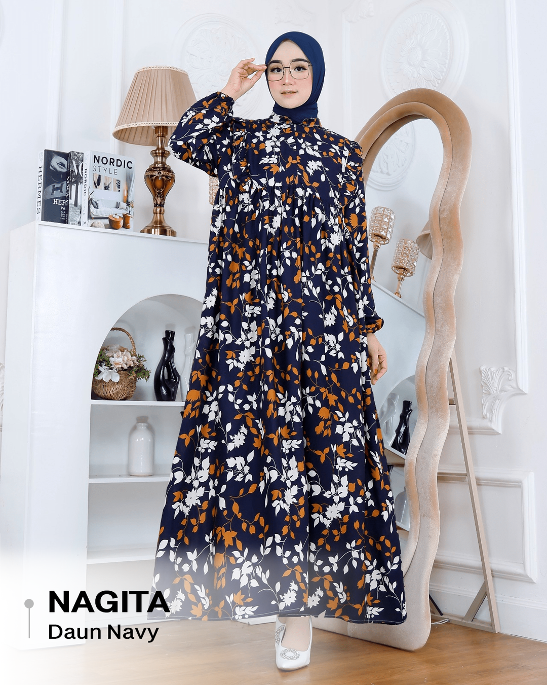 Dress Nagita Rayon Diamond - XXL (LD120cm)