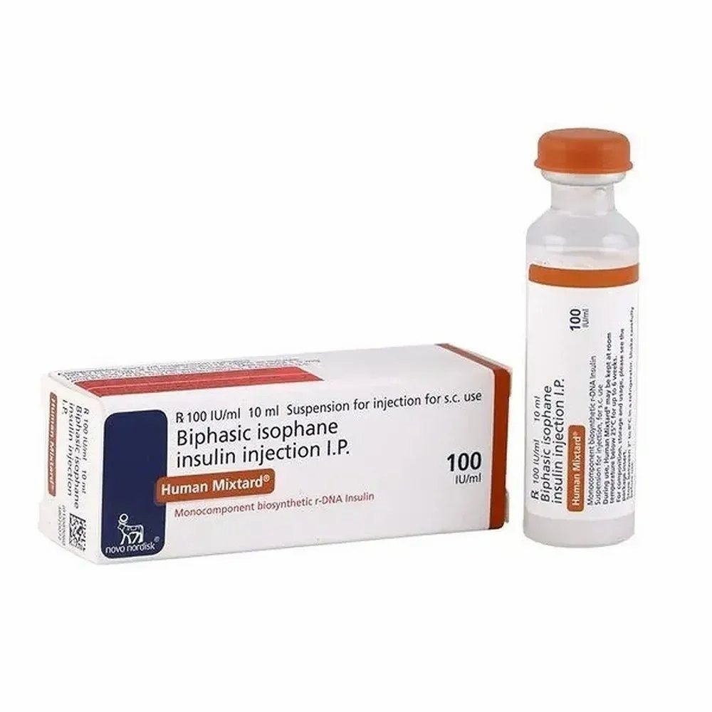 Biphasic Isophane Insulin Injection 100IU/ml