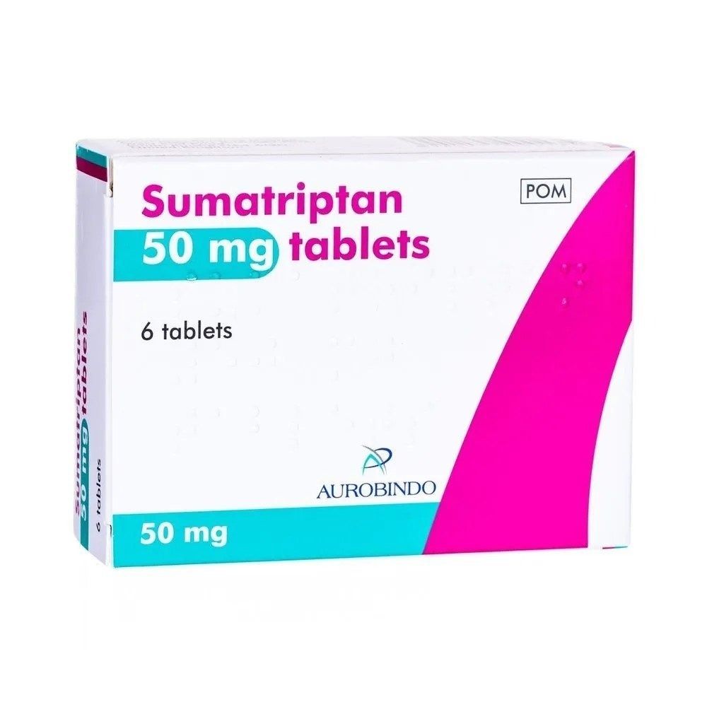 Sumatriptan 50mg Tablets