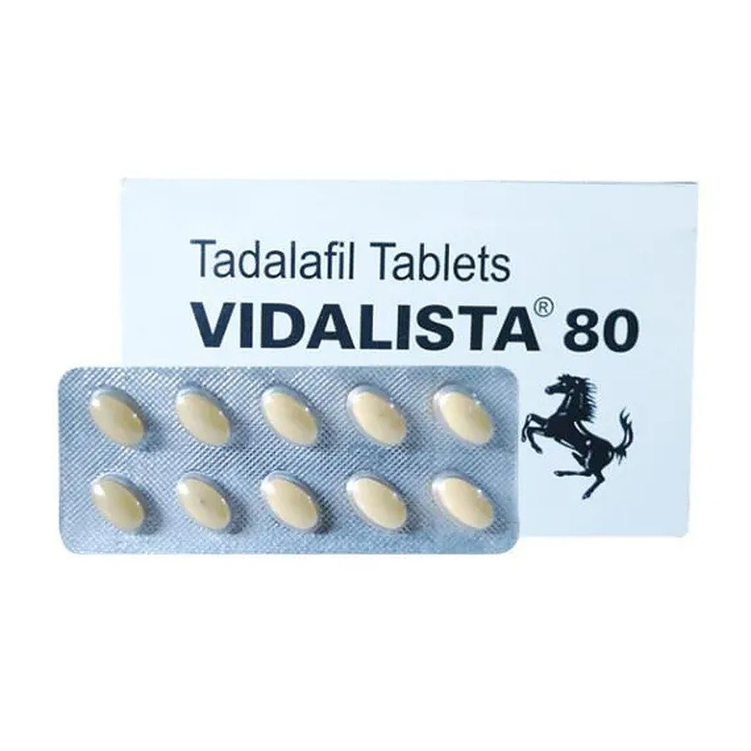 Vidalista 80mg Tadalafil Tablets Cialis 