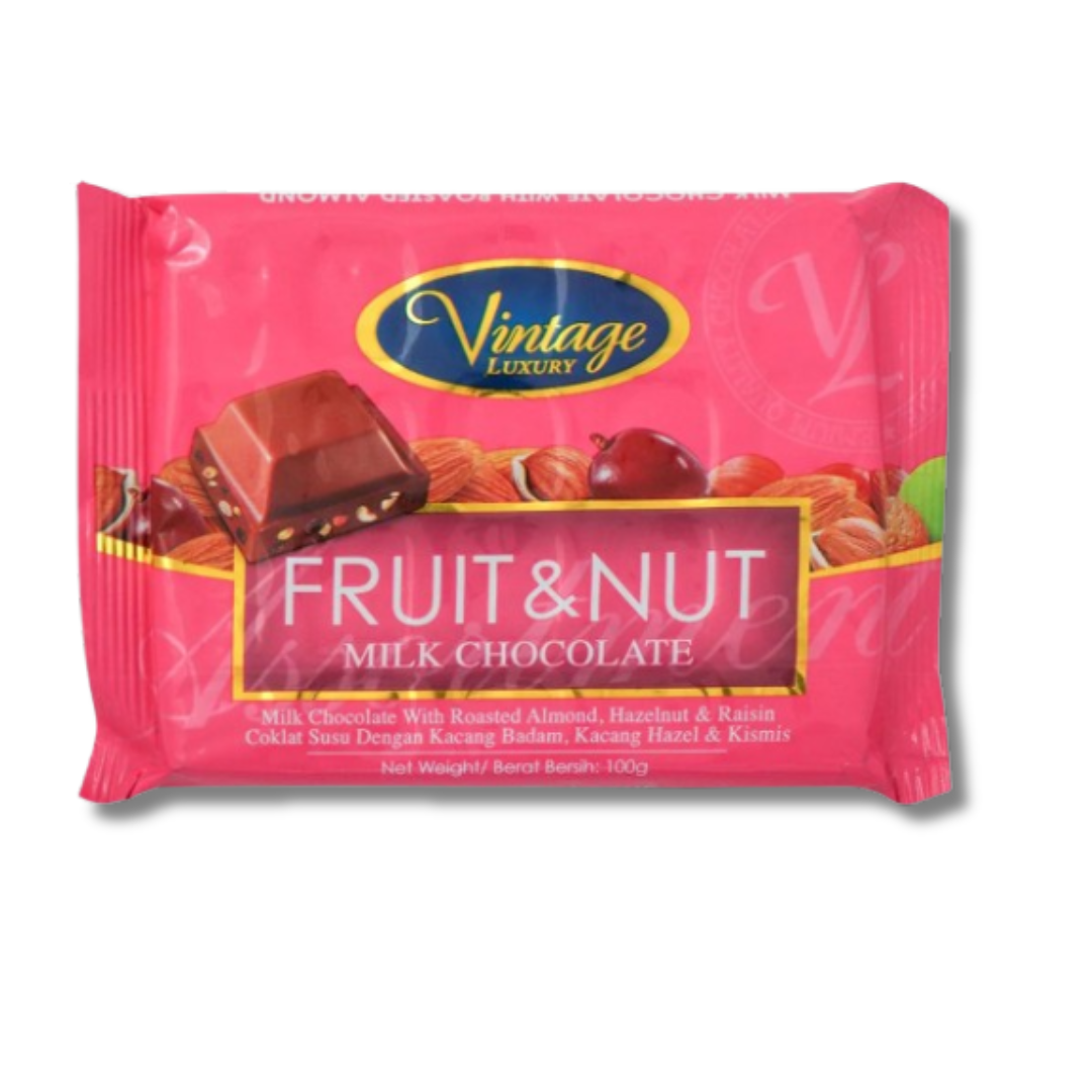 Vintage Fruit & Nut Chocolate 100g