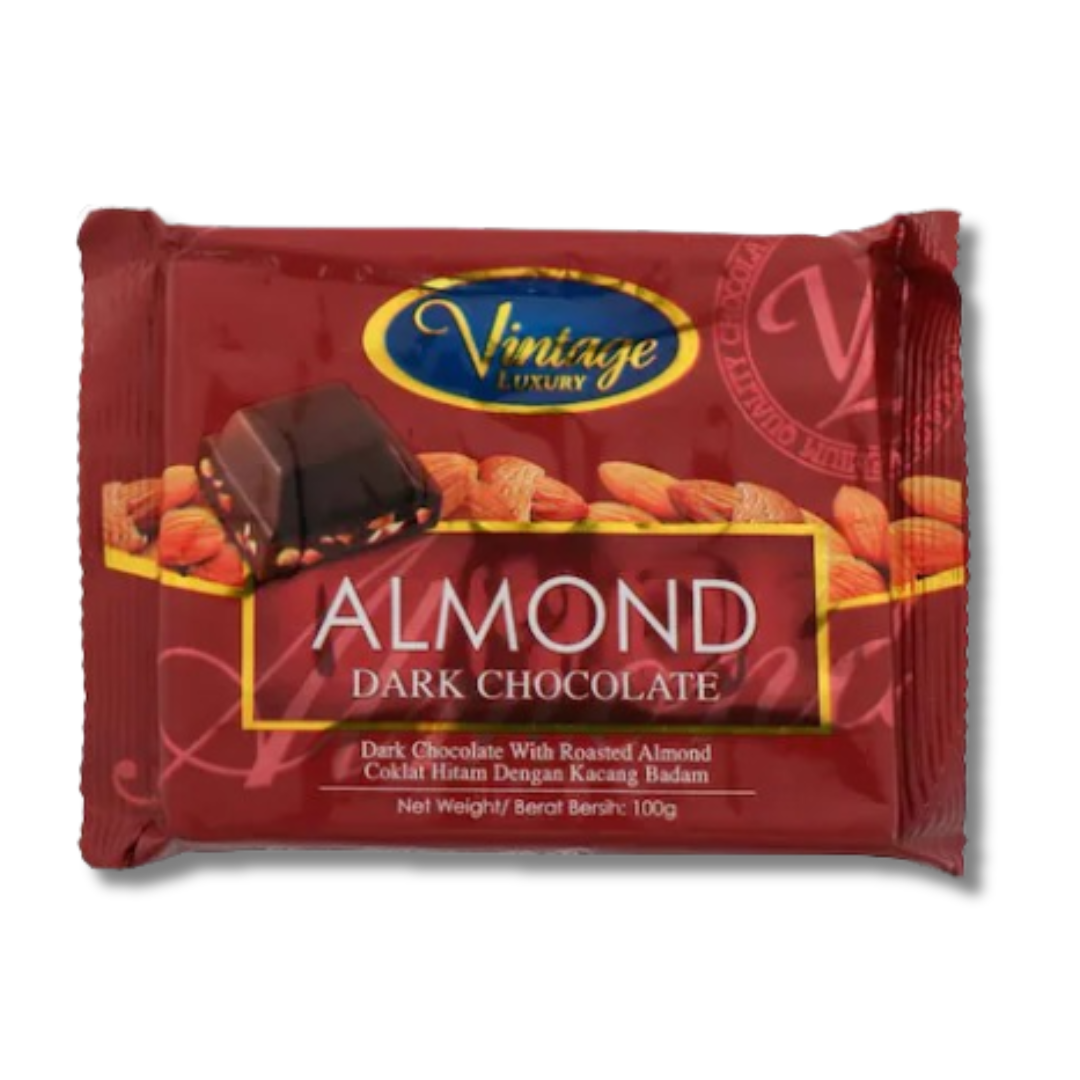 Vintage Almond Dark Chocolate 100g