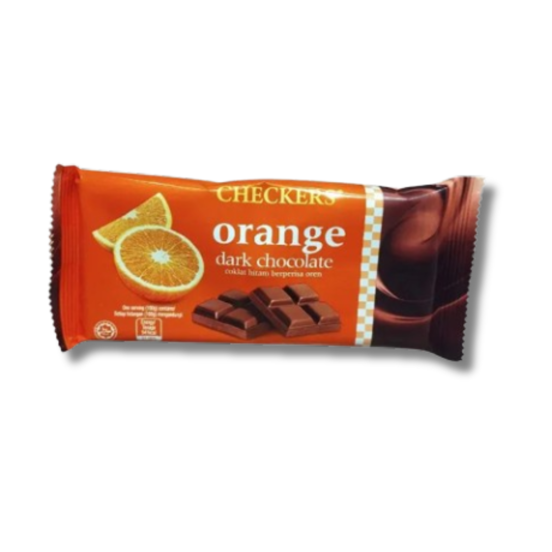 Checkers Orange Dark Chocolate 100g