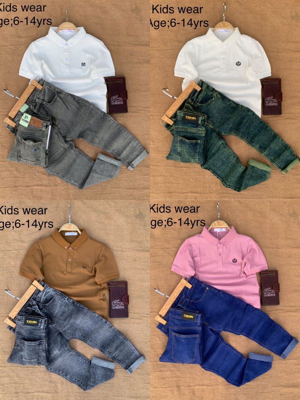 Kids wear jeans and tshirt 