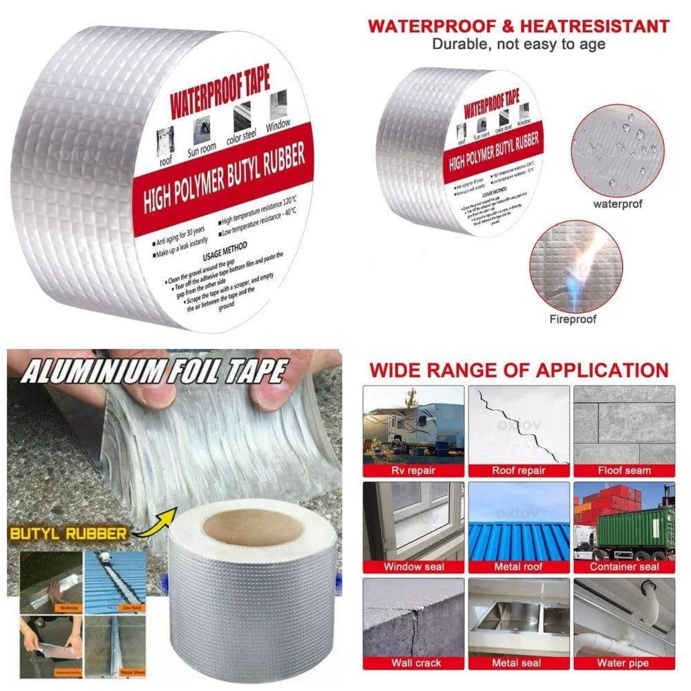 5m aluminum water proof tape