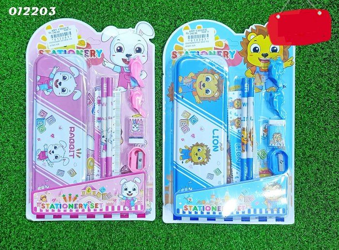 9 In 1 Cartoon Pattern Stationery Set   