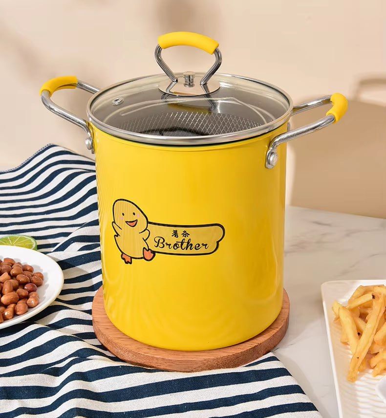 Deep Fryer Pot With Oil Filter - 2L